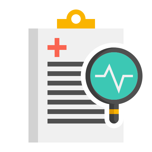 Diagnostic equipment icon